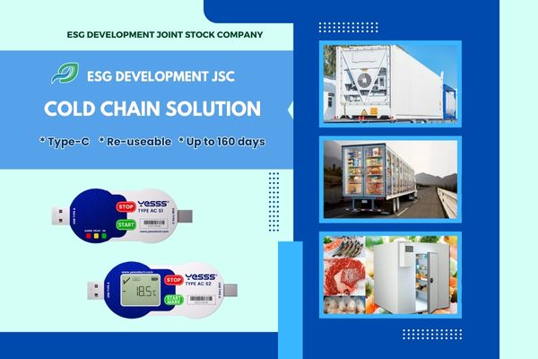 Thẻ ghi dữ liệu thông minh (Chip theo dõi nhiệt độ) – Giám sát liên tục