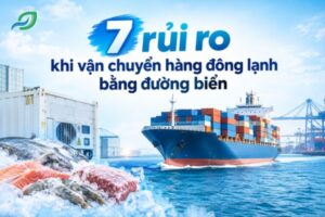 7 rủi ro khi vận chuyển hàng đông lạnh bằng đường biển